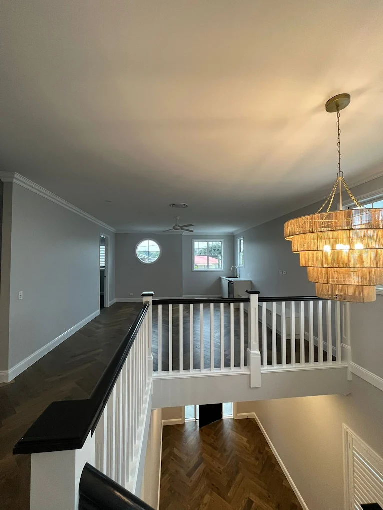 Upper level landing and hallway